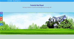 Desktop Screenshot of frederickroofrepair.com